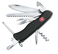 Мультиинструменты Victorinox — Солдатский нож с фиксатором лезвия OUTRIDER, черный Солдатский нож с фиксатором лезвия OUTRIDER, черный