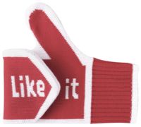 Варежки Like it — Варежки Like it, красные Варежки Like it, красные