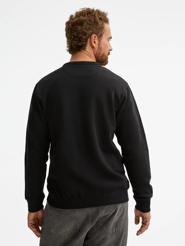 Толстовка унисекс Sully, черная Толстовка унисекс Sully, черная