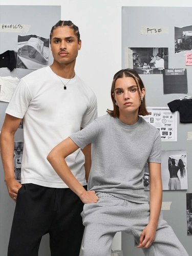 Футболка унисекс Cliff, серый меланж Футболка унисекс Cliff, серый меланж