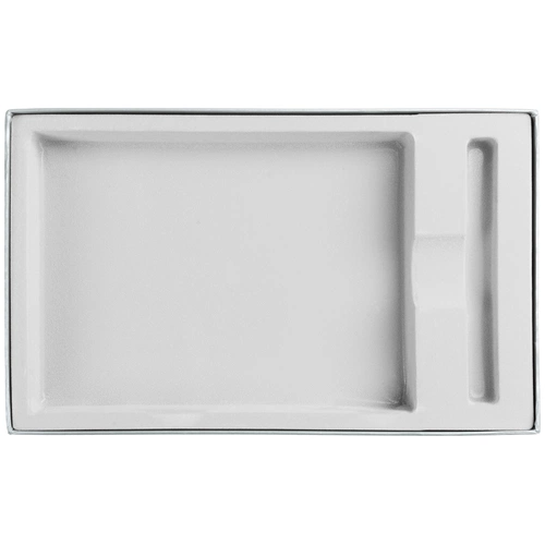 Коробка Horizon с ложементом под ежедневник и ручку, серая Коробка Horizon с ложементом под ежедневник и ручку, серая