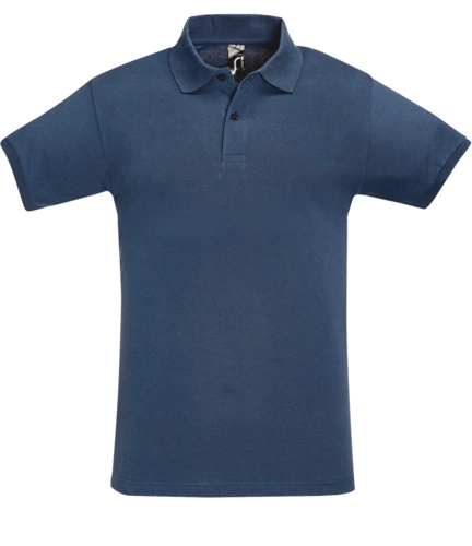 Рубашка поло мужская Perfect Men синий джинс Рубашка поло мужская Perfect Men синий джинс