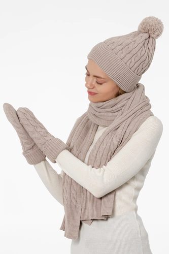 Шапка Heat Trick, бежевый меланж Шапка Heat Trick, бежевый меланж