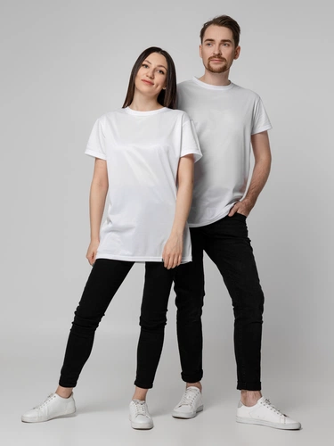 Футболка унисекс для сублимации Paint Tee, белая Футболка унисекс для сублимации Paint Tee, белая