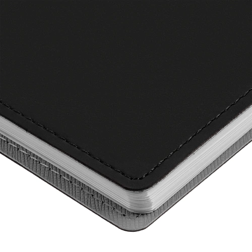 Ежедневник Spring Shall, недатированный, черный с серым Ежедневник Spring Shall, недатированный, черный с серым