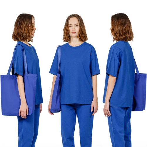 Шопер B5, синий с синими ручками Шопер B5, синий с синими ручками