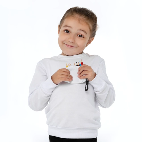 Набор Hobby с цветными карандашами, ластиком и точилкой, белый Набор Hobby с цветными карандашами, ластиком и точилкой, белый