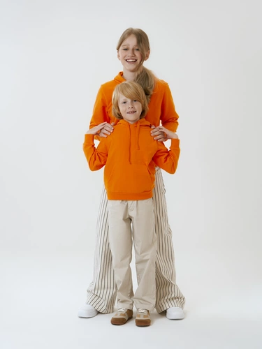 Худи детское Kirenga Kids 2.0, оранжевое Худи детское Kirenga Kids 2.0, оранжевое