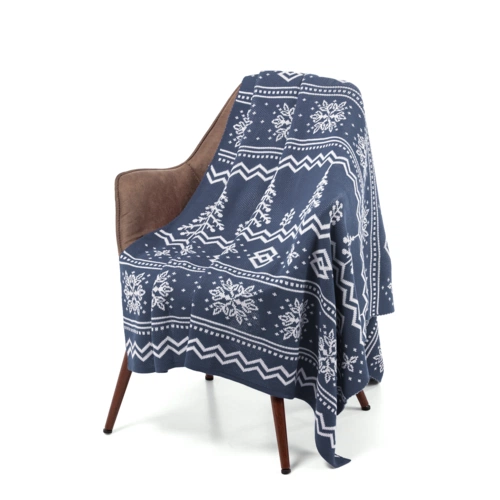 Плед Elnik, серый с молочно-белым Плед Elnik, серый с молочно-белым