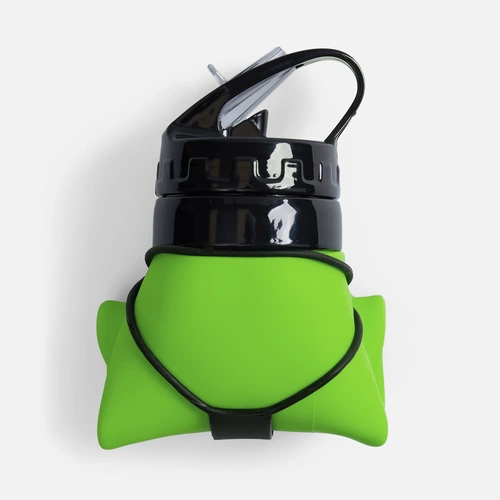 Складная бутылка для воды Langfossen, зеленое яблоко Складная бутылка для воды Langfossen, зеленое яблоко