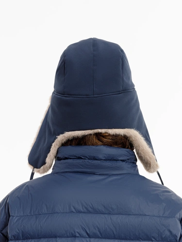 Шапка-ушанка Wasa, темно-синяя Шапка-ушанка Wasa, темно-синяя