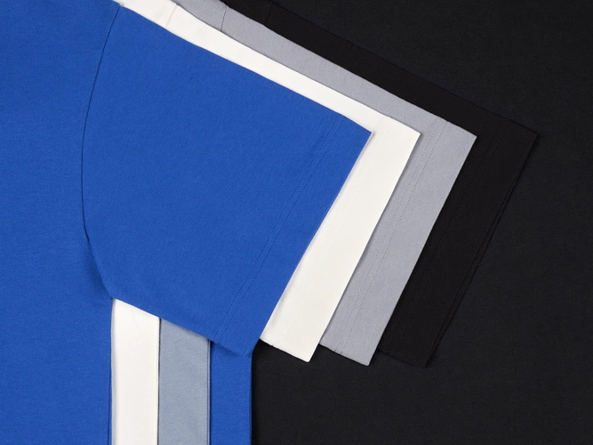 Футболка оверсайз унисекс T9, синяя Футболка оверсайз унисекс T9, синяя