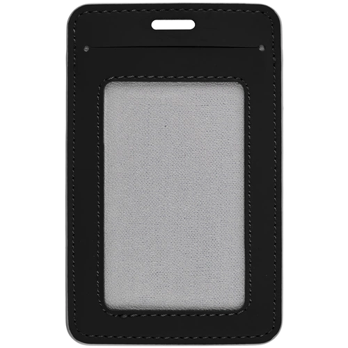 Чехол для пропуска Shall Simple, черный Чехол для пропуска Shall Simple, черный