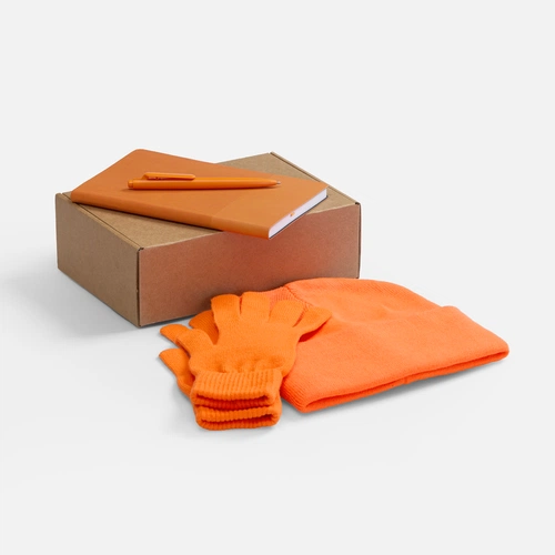 Набор Knit Warm, оранжевый Набор Knit Warm, оранжевый