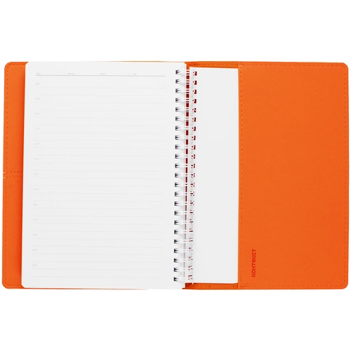 Ежедневник Spring Touch, недатированный, оранжевый Ежедневник Spring Touch, недатированный, оранжевый