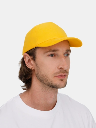 Бейсболка Long Beach, желтая Бейсболка Long Beach, желтая