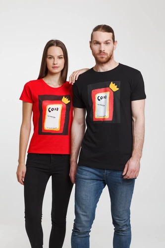 Футболка женская «Сода», красная Футболка женская «Сода», красная