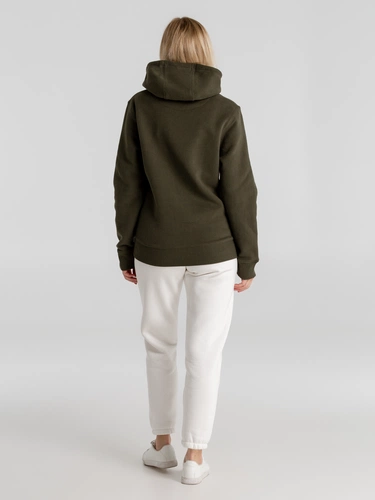 Толстовка с капюшоном унисекс King, хаки Толстовка с капюшоном унисекс King, хаки