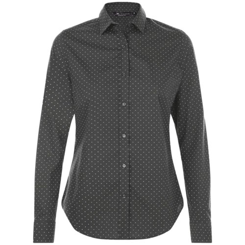 Рубашка женская Becker Women, темно-серая с белым Рубашка женская Becker Women, темно-серая с белым