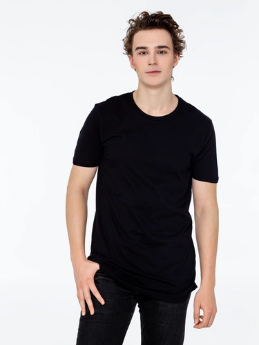 Футболка удлиненная Magnum, черная Футболка удлиненная Magnum, черная