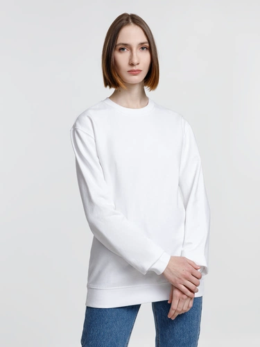 Свитшот унисекс Columbia, белый Свитшот унисекс Columbia, белый