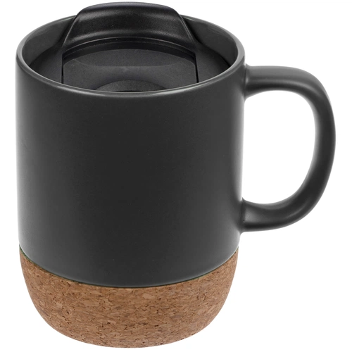 Кружка с пробковой подставкой Corky Walk, серая Кружка с пробковой подставкой Corky Walk, серая