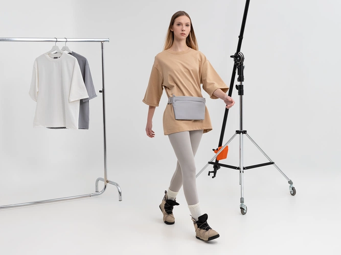 Поясная сумка Traffic, серая Поясная сумка Traffic, серая