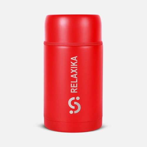 Термос для еды Relaxika 1000, красный Термос для еды Relaxika 1000, красный