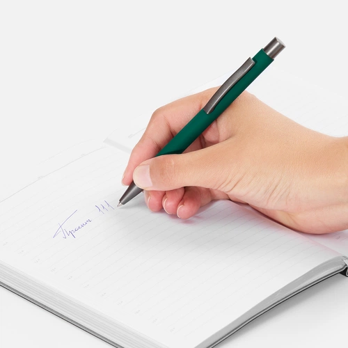 Ручка шариковая Atento Soft Touch, зеленая Ручка шариковая Atento Soft Touch, зеленая