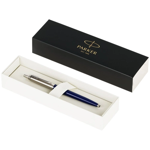 Ручка шариковая Parker Jotter Originals Navy Blue Chrome CT, темно-синяя Ручка шариковая Parker Jotter Originals Navy Blue Chrome CT, темно-синяя