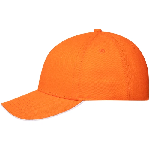 Бейсболка Spiker, оранжевая с белым Бейсболка Spiker, оранжевая с белым