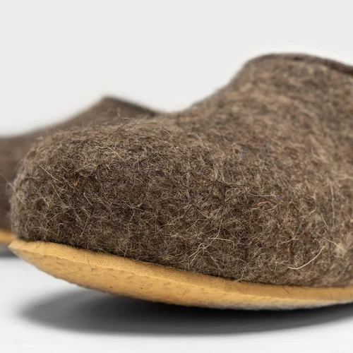 Домашние валенки Wild, серо-коричневые (натуральные) Домашние валенки Wild, серо-коричневые (натуральные)