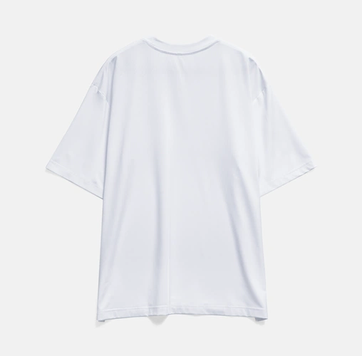 Футболка из бифлекса Morfiss, белая Футболка из бифлекса Morfiss, белая