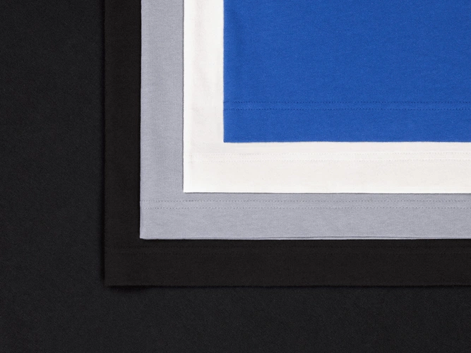 Футболка оверсайз унисекс T9, синяя Футболка оверсайз унисекс T9, синяя