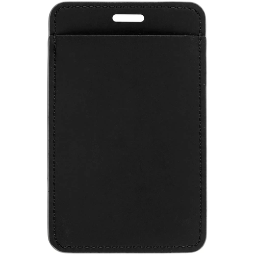 Чехол для пропуска Shall Simple, черный Чехол для пропуска Shall Simple, черный