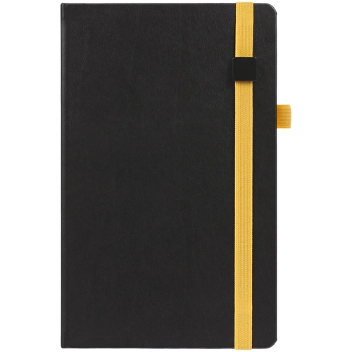 Ежедневник Ton Black, недатированный, черный с желтым Ежедневник Ton Black, недатированный, черный с желтым