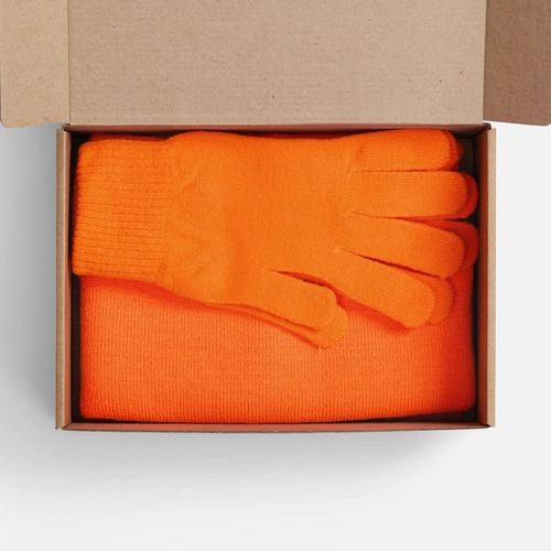 Набор Knit Warm, оранжевый Набор Knit Warm, оранжевый