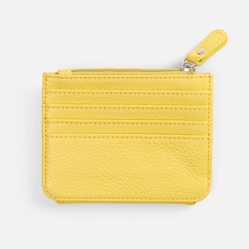 Картхолдер на молнии Unison, желтый Картхолдер на молнии Unison, желтый