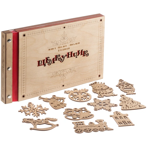 Новогодняя книга «Щелкунчик» с подвесками Новогодняя книга «Щелкунчик» с подвесками