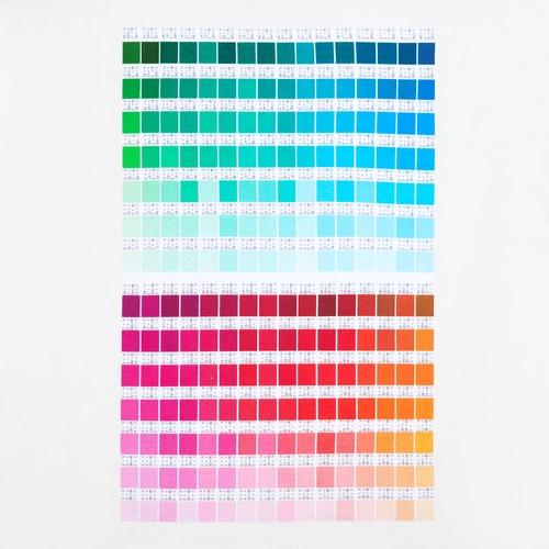 Футболка T-bolka 160 с DTG-печатью Kornit Color Сhart 1, белая, размер L Футболка T-bolka 160 с DTG-печатью Kornit Color Сhart 1, белая, размер L