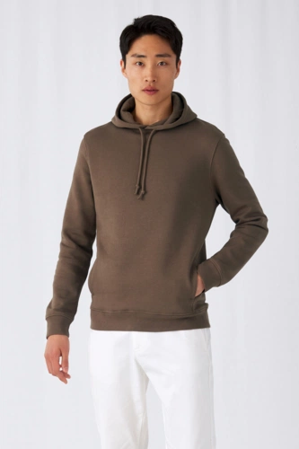 Толстовка с капюшоном унисекс BNC Inspire (Organic), темно-серая Толстовка с капюшоном унисекс BNC Inspire (Organic), темно-серая