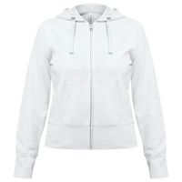 Толстовка женская Hooded Full Zip белая