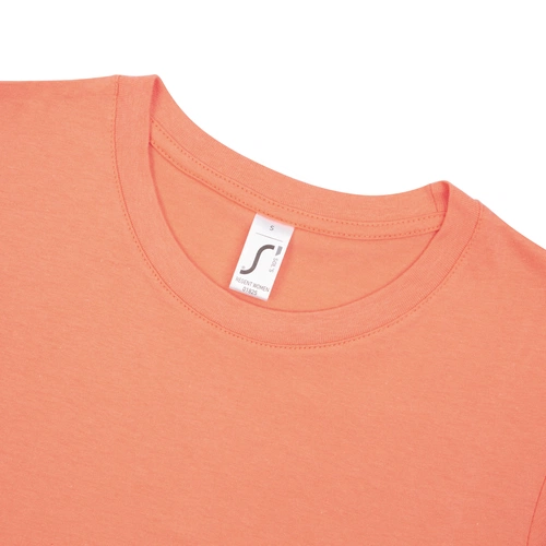 Футболка женская Regent Women, оранжевая (абрикосовая) Футболка женская Regent Women, оранжевая (абрикосовая)