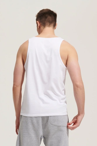 Майка унисекс Crusader TT, белая Майка унисекс Crusader TT, белая