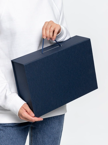 Коробка Case, подарочная, синяя Коробка Case, подарочная, синяя