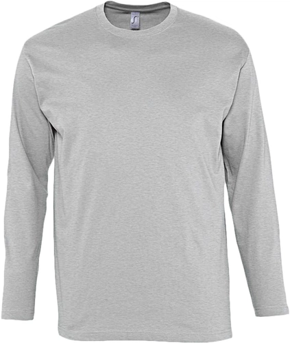 Футболка с длинным рукавом Monarch 150, серый меланж Футболка с длинным рукавом Monarch 150, серый меланж