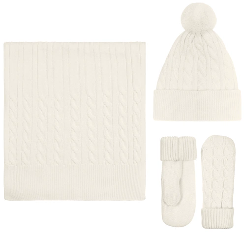 Варежки Heat Trick, белые (молочные) Варежки Heat Trick, белые (молочные)