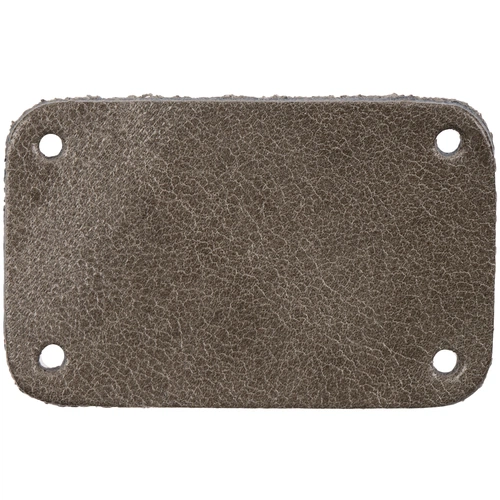 Лейбл кожаный Beta, S, серый Лейбл кожаный Beta, S, серый