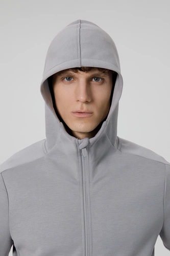 Куртка с капюшоном унисекс Begi, серая Куртка с капюшоном унисекс Begi, серая