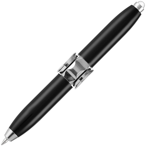 Ручка-спиннер Flipen с фонариком, черная Ручка-спиннер Flipen с фонариком, черная